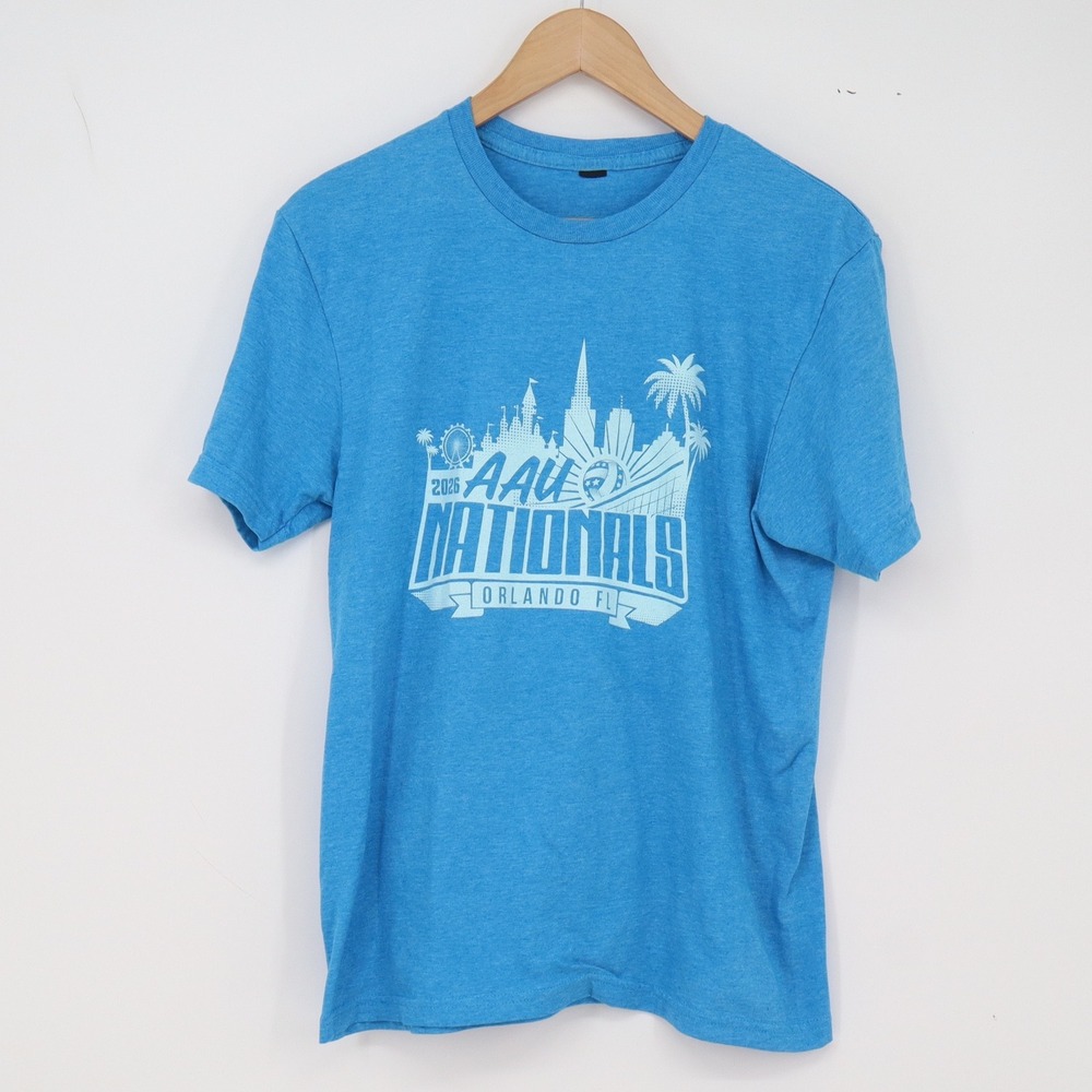 AAU Nationals T-Shirt Mens S Blue 2026 Orlando FL Volleyball Other Brand Exc